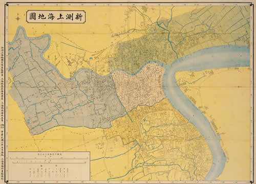 1913年《新测上海地图》