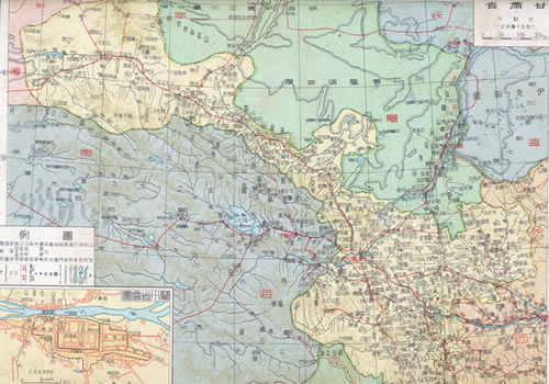 1948年《甘肃省》地图