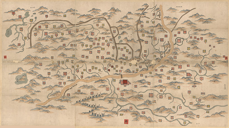 1855–1871年《甘肃舆图》插图