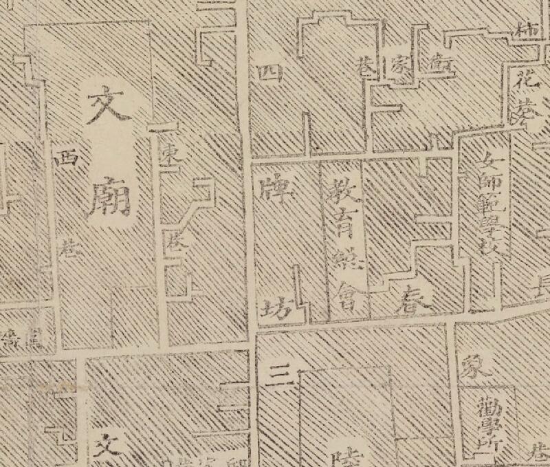 1914年《最新云南省城街道全图》插图1