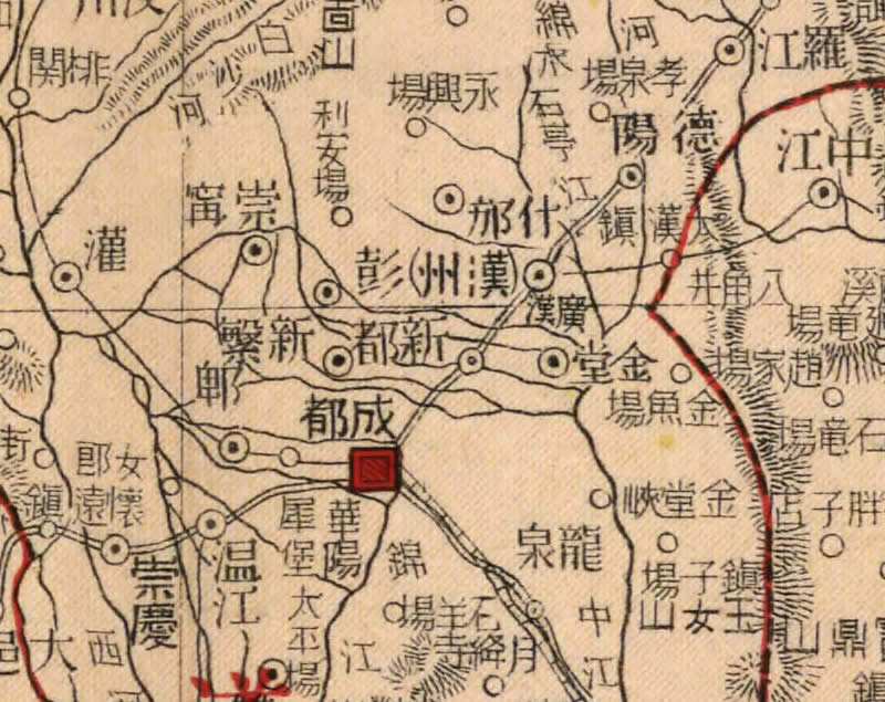1917年四川省 川边特别区域地图插图1