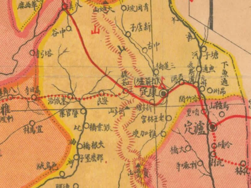 1935年《西康省分县新图》插图1