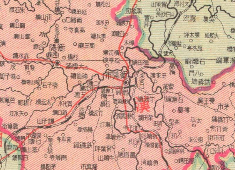 1942年《湖南省明细地图》插图2