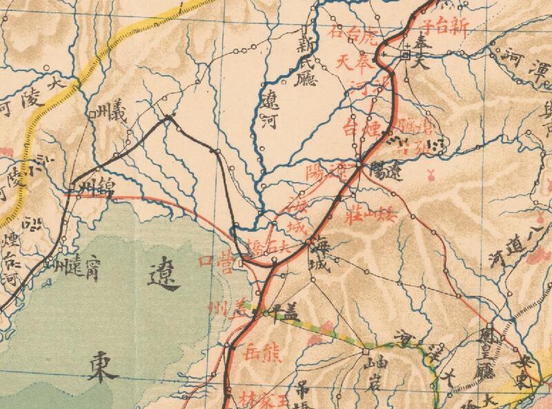 1903年《东三省铁路图》插图2