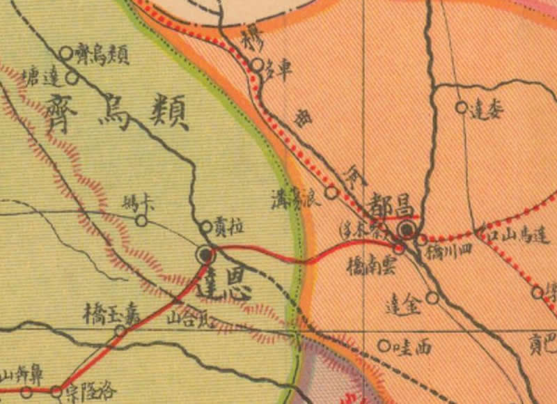 1935年《西康省分县新图》插图3