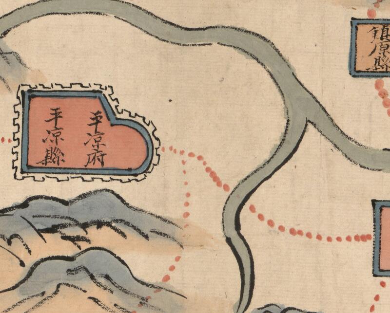 1855–1871年《甘肃舆图》插图3