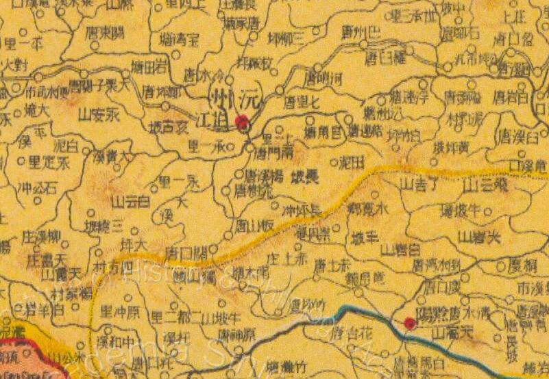 1926年《湖南省明细全图》插图3