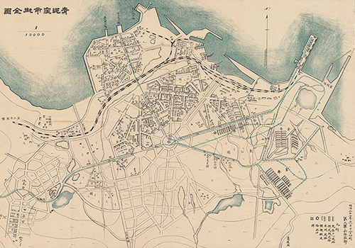 1904年大连《青泥洼市街全图》