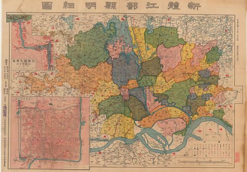 1931年《新体江都县明细图》
