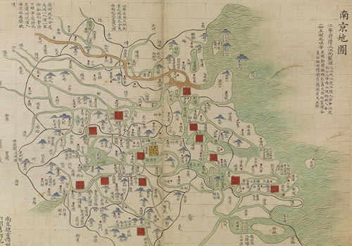 明朝时期《南京地图》