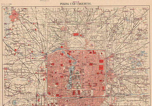 1907年北京及附近地图