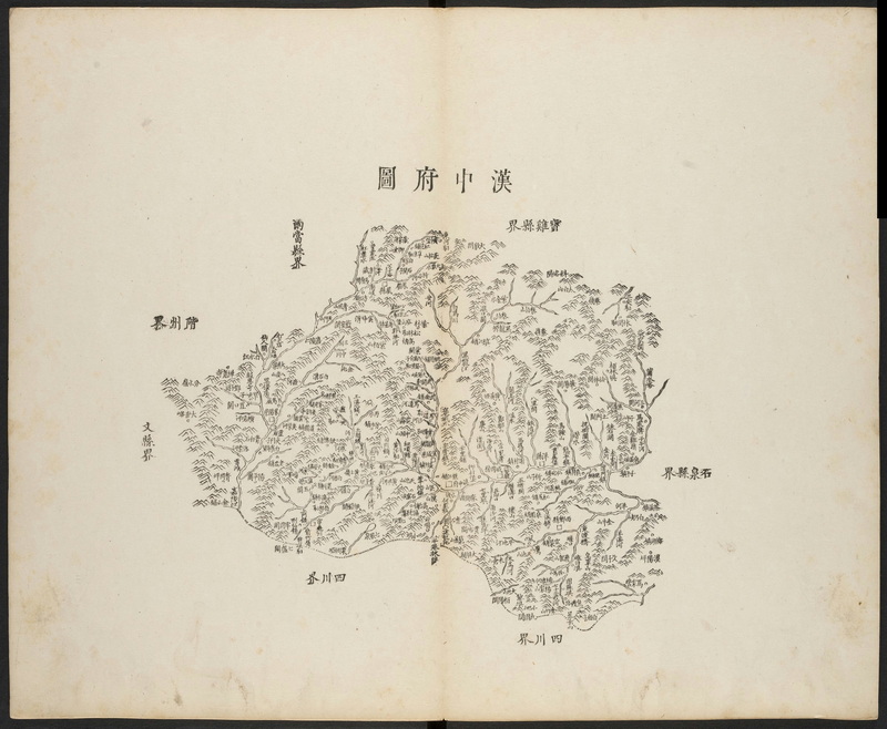 1662-1722年间陕西分区地图插图3