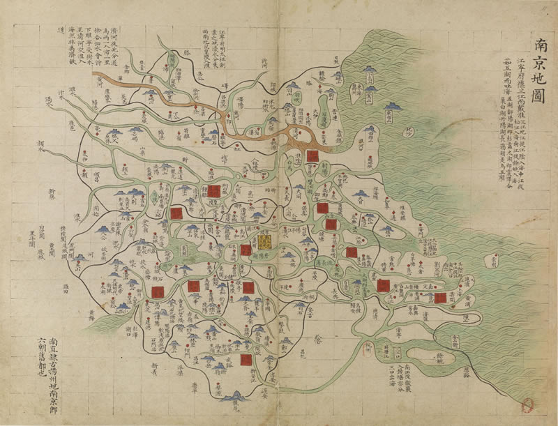 明朝时期《南京地图》插图