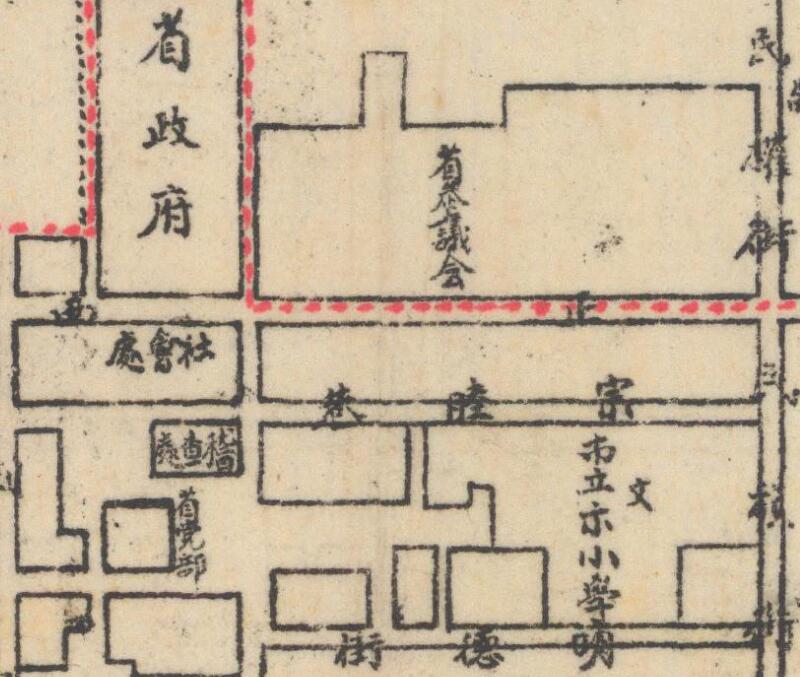 民国《宁夏省银川市区域图》插图1