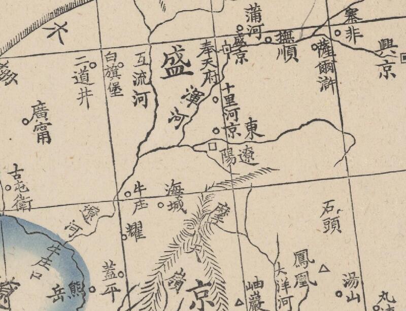 1856年河间府天主堂制中国地图插图1