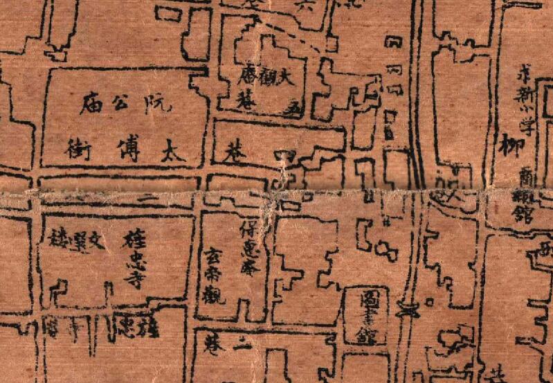 1927年扬州《江都县城市图》插图1