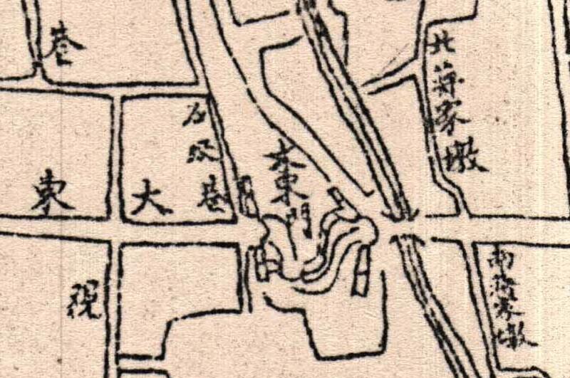 1923年《扬州城市图》插图1