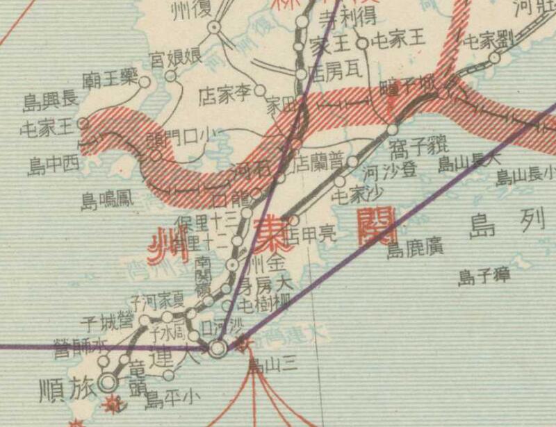1930年代《大满洲国及北支地图》插图2