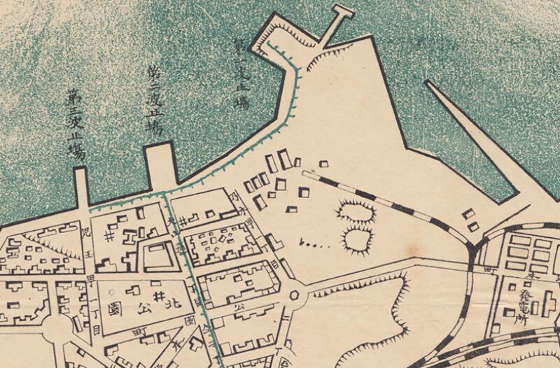 1904年大连《青泥洼市街全图》插图2