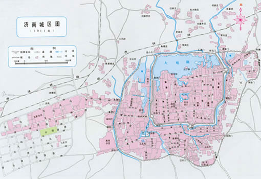 1911年《济南城区图》