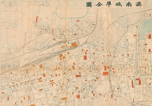 1933年《济南城埠全图》