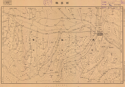 1942年《西宁县》地图