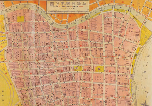 1918年上海外国租界分区图（7图）