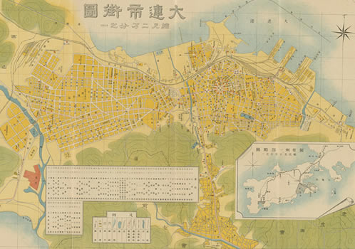 1928年《大连市街图》