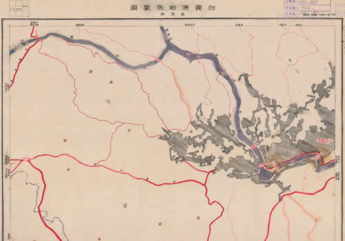 1947年《自贡市郊兵要图》