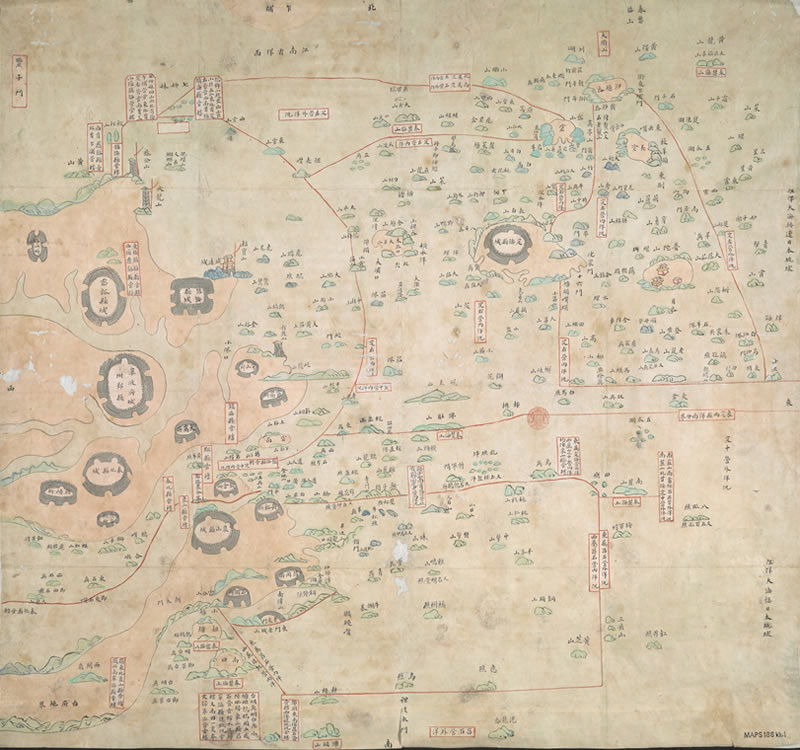 1841年前《宁波府六邑及海岛洋图》插图