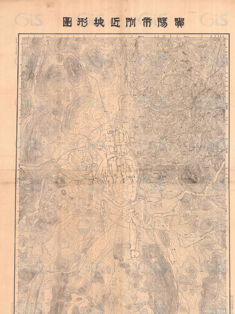 1936年《贵阳市附近地形图》插图