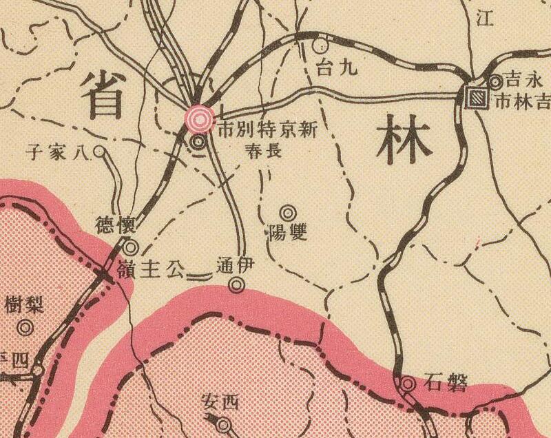 1934年《满洲帝国新行政区划图》插图1