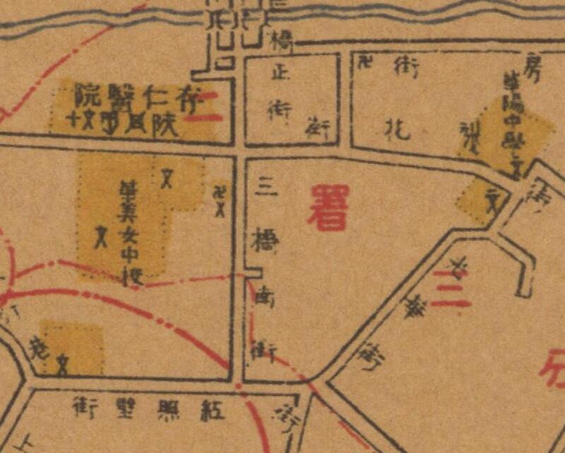 1933年《成都街市图》插图1