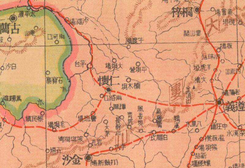 1939年《云贵两省明细地图》插图1