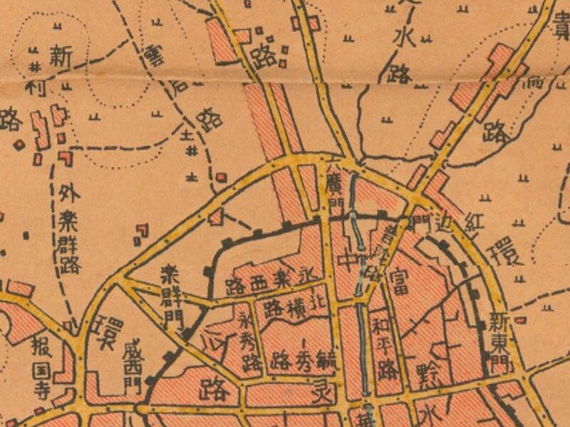 1942年《贵阳市区域图》插图1