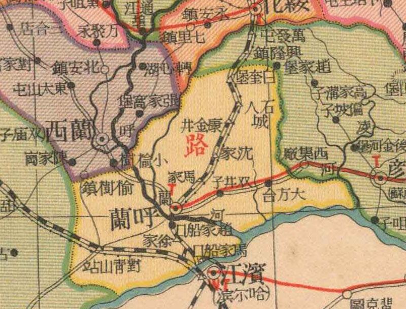 1937年《黑龙江省明细地图》插图1