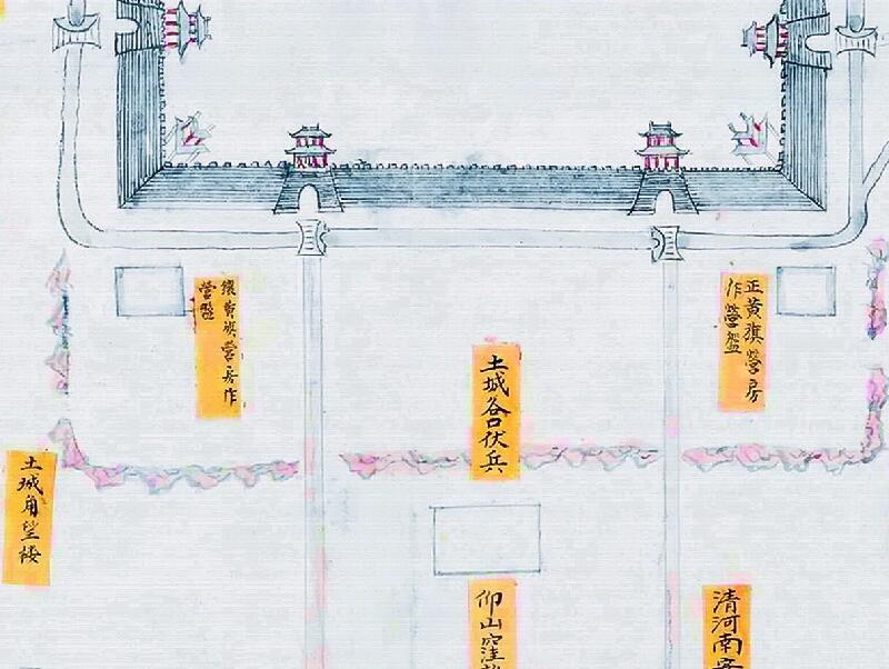 1853年《京师布防图》插图1