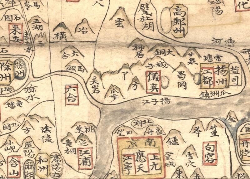 1721年《南京地图》插图1