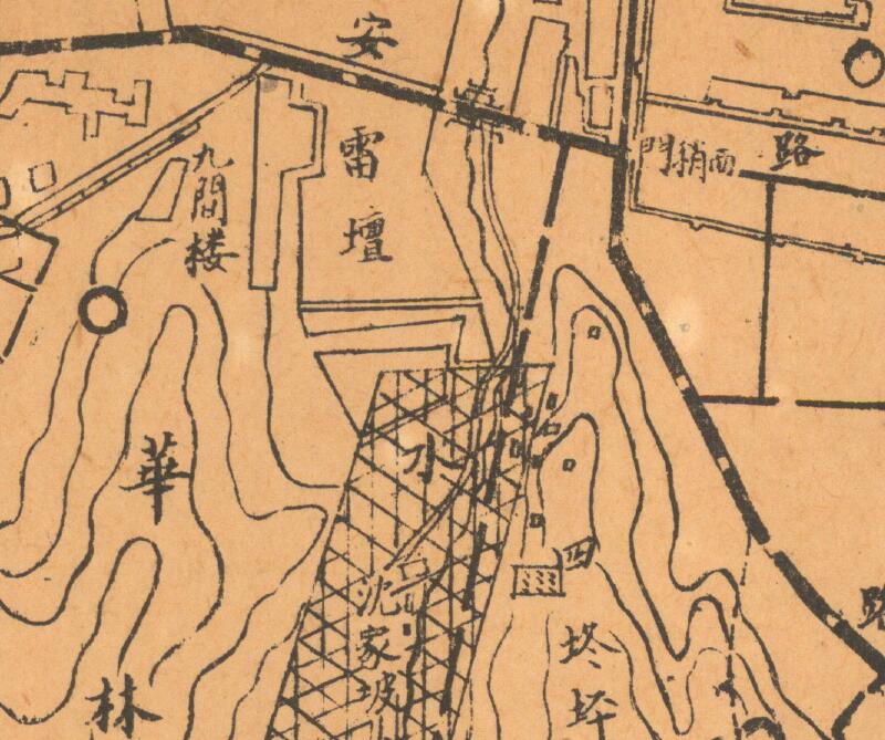 1941年《兰州市区路网设计图》插图2