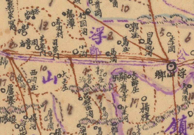 1942年《河南省密县县级详图》插图2
