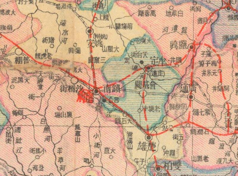 1943年《云南省明细地图》插图2