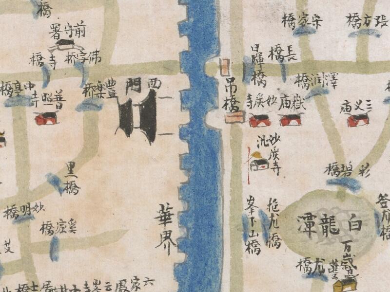 1842年《松江城守营汛舆图》插图2