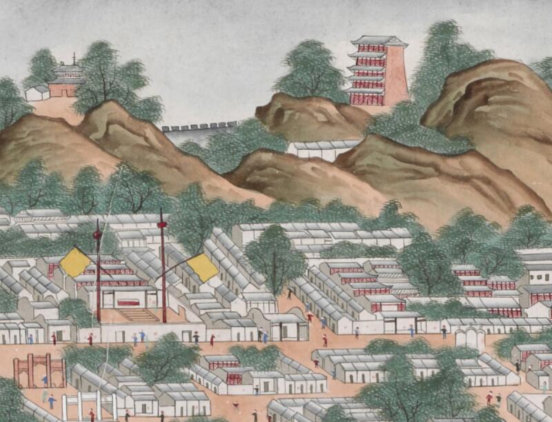 1770年代《广州鸟瞰图》插图3