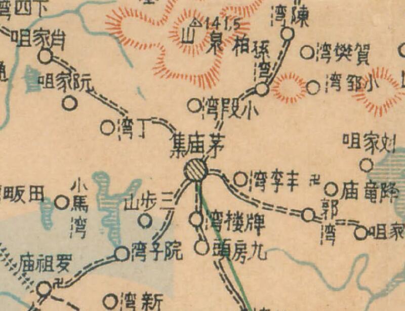 1936年武汉《汉阳县图》插图3