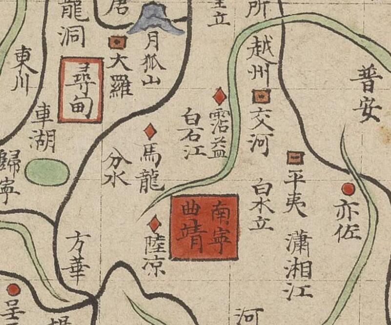 1636年明朝时期《云南地图》插图3