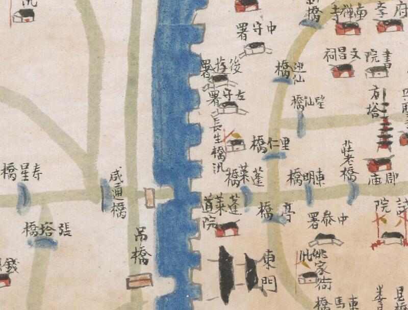 1842年《松江城守营汛舆图》插图3