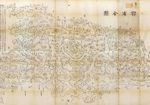 1862年湖北《鄂省全图》