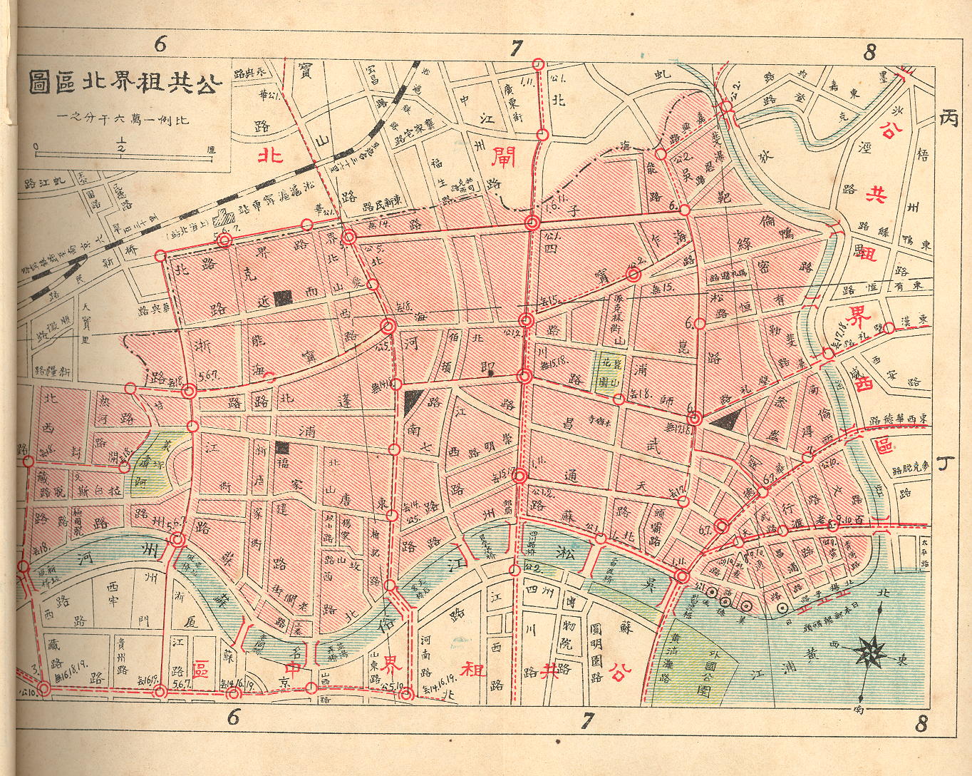 1929年《上海商埠交通图》插图3