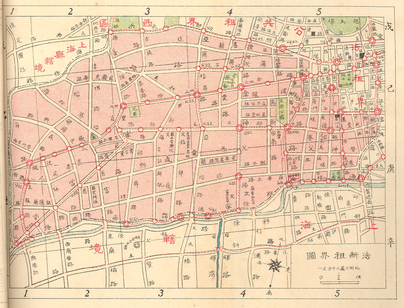 1929年《上海商埠交通图》插图1