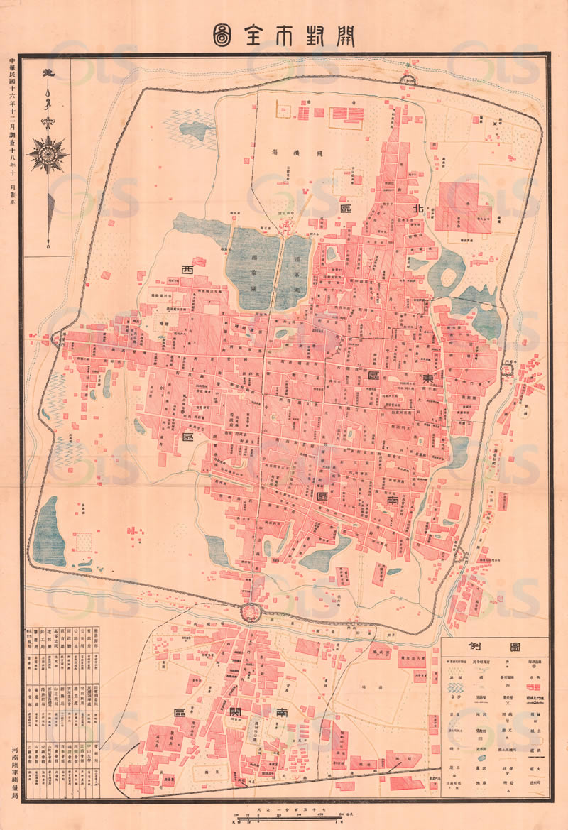 1929年《开封市全图》插图